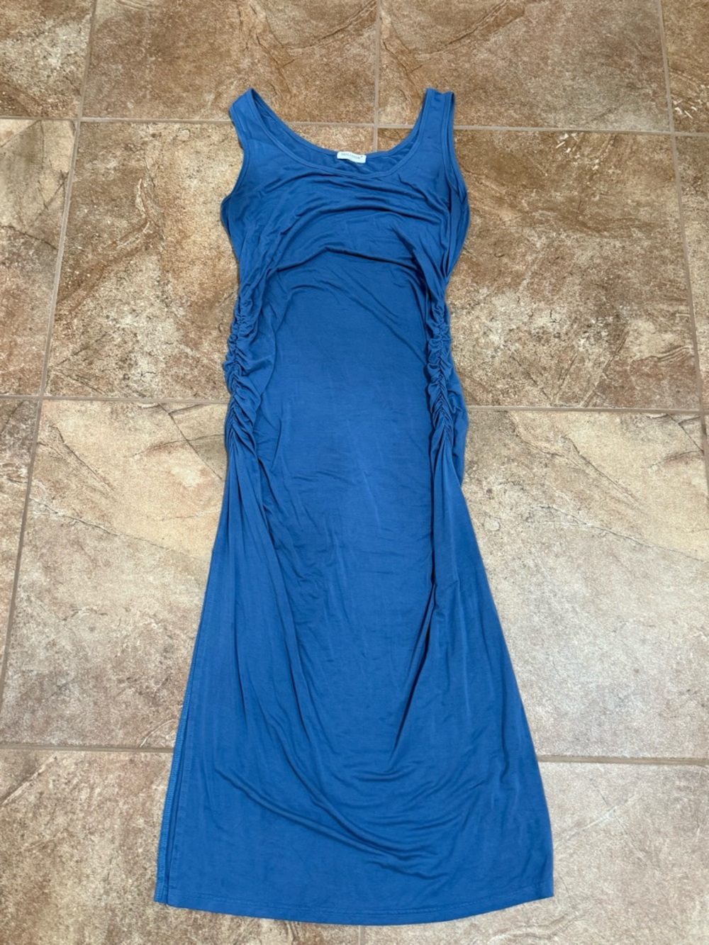 Maternity Maxi Dress in Blue